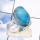 Larimar Stacking Ring B - STK981-Wholesale StAcking Rings of Fabulous Geniune Larimar Gems