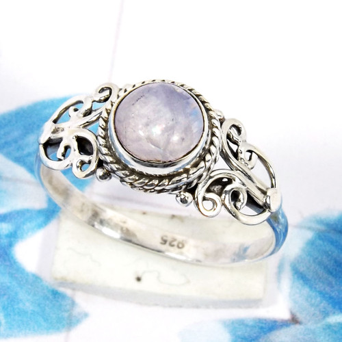 Rainbow Moonstone G - RBS966-925 Sterling Silver Glamorous Handmade Designer Fancy Rin Rainbow Moonstone G - RBS966-925 Sterling Silver Glamorous Handmade Designer Fancy Rin