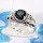 Mystic Quartz O - RBS966-925 Sterling Silver Glamorous Handmade Designer Fancy Rin