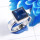 Blue Kynite D - STK974-925 Sterling Silver Gorgeous Designer Blue Kynite Gemston