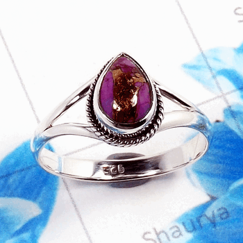 Purple Turquoise A - RBS961-925 Sterling Silver Fabulous Purple Turquoise Gemstone Ha Purple Turquoise A - RBS961-925 Sterling Silver Fabulous Purple Turquoise Gemstone Ha