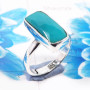 Sleeping Beauty Turquoise D - PSR791-925 Sterling Silver Charming Sleeping Beauty Turquoise Fa