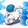 Sleeping Beauty Turquoise B - PSR790- 925 Sterling Silver Gemstone Sleeping Beauty Turquoise T