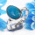 Sleeping Beauty Turquoise D - PSR790- 925 Sterling Silver Gemstone Sleeping Beauty Turquoise T