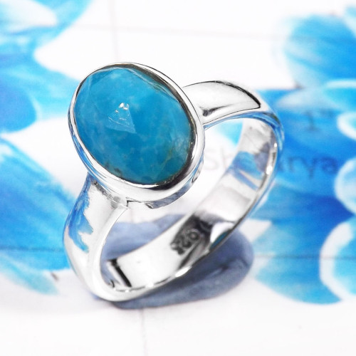 Sleeping Beauty Turquoise E - PSR790- 925 Sterling Silver Gemstone Sleeping Beauty Turquoise T