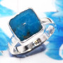 Sleeping Beauty Turquoise O - PSR789-925 Sterling Silver Fabulous Gemstone Sleeping Beauty Tur