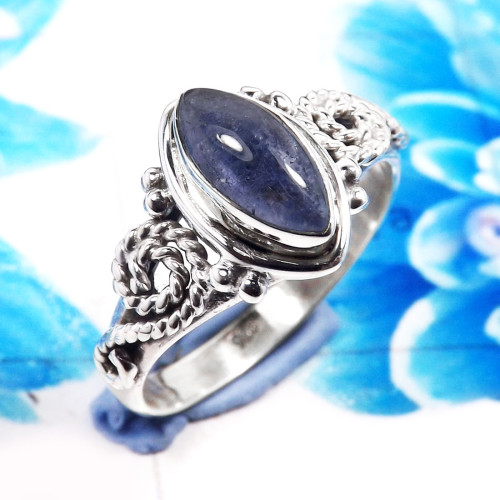 Tanzanite G - RBS956- Amazing Company Handmade 925 Sterling Silver Rings