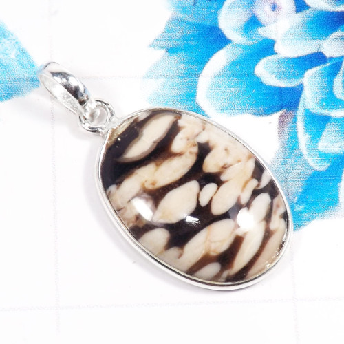 Peanut Wood G - BPS961-Amazing Wholesale Handmade 925 Sterling Silver Bezel Pend Peanut Wood G - BPS961-Amazing Wholesale Handmade 925 Sterling Silver Bezel Pend
