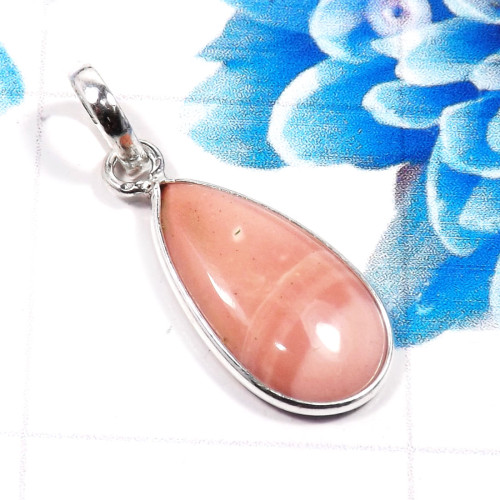 Pink Opal A - BPS960-Stunning Pink Opal Company Handmade 925 Sterling Silver B Pink Opal A - BPS960-Stunning Pink Opal Company Handmade 925 Sterling Silver B