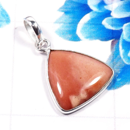 Pink Opal D - BPS960-Stunning Pink Opal Company Handmade 925 Sterling Silver B