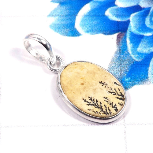 German Psilomelane Dendrite C - BPS957-925 Sterling Silver Charming Factory Handmade Bezel Penda German Psilomelane Dendrite C - BPS957-925 Sterling Silver Charming Factory Handmade Bezel Penda