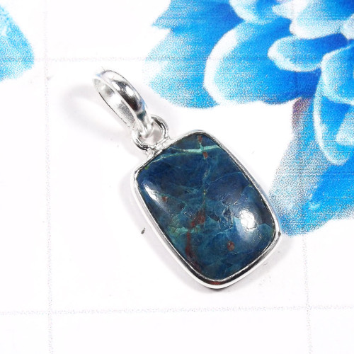 Shattukatite G - BPS956-Stunning 925 Sterling Silver Handmade Bezel Pendant Shattukatite G - BPS956-Stunning 925 Sterling Silver Handmade Bezel Pendant