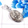 Black Coral C - BPS954-Trendy Black Coral  925 Sterling Silver  Plain Bezel Pend