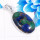 Lapis Azurite D - BPS965-Charming Lapis Azurite 925 Sterling Silver Bezel Pendents