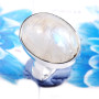 Rainbow Moonstone C - PSR783-Dazzling Rainbow Moonstone 925 Sterling Silver Fashionabl
