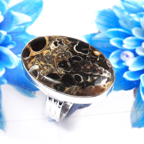 Turtella Jasper A - PSR781-925 Sterling Silver Stunning Company Made Plain Rings Turtella Jasper A - PSR781-925 Sterling Silver Stunning Company Made Plain Rings