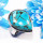Blue Copper Turquoise G - PSR781-925 Sterling Silver Stunning Company Made Plain Rings