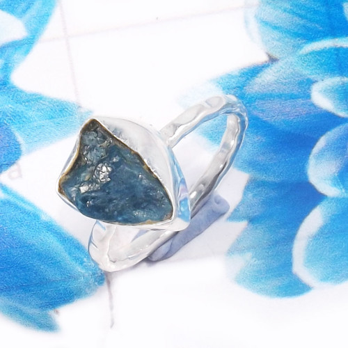 Apatite Rough E - RSS923-925 Sterling Silver Gorgeous Company Handmade Rough Stone