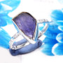Amethyst Rough O - RSS923-925 Sterling Silver Gorgeous Company Handmade Rough Stone