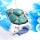 Tibet Turquoise J - RSS922-Dazzling Rough Stone 925 Sterling Silver Wholesale Rings