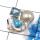 Blue Copper Turquoise,Pearl & Blue Topaz F - CLR945-Gorgeous 925 Sterling Silver Factory Handmade Cluster Rin