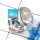 Blue Copper Turquoise,Pearl & Blue Topaz D - CLR944-Trendy Three Stones 925 Sterling Silver Cluster Rings Par