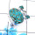Blue Copper Turquoise & B.T  B - CLR943-Charming 925 Sterling Silver Handmade Wholesale Cluster R