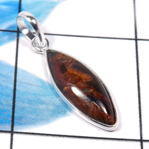 Mohave Amethyst Copper O - BPS952-Fabulous Mohave Amethyst Copper 925 Sterling Silver Bezel