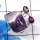 Amethyst Lace Agate & Amethyst G - CLR936-Dazzling 925 Sterling Silver Party Wear Cluster Rings Fas