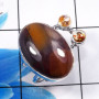 Jasper C - CLR935-925 Sterling Silver Designer Handmade Custer Rings Wholes