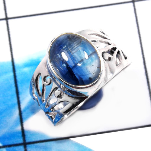 Blue Kynite G - SDR712-Dazzling Wholesale Handmade 925 Sterling Silver Designer