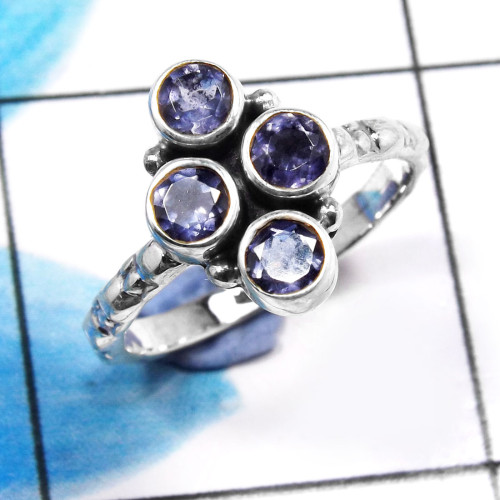 Amethyst Cut C - SDR710-Designer Handmade 925 Sterling Silver Beautiful Rings Who