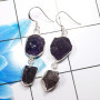 Amethyst D - XSE942-925 Sterling Silver Beautiful Factory Handmade Rough Ston