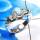 Larimar Cab D - RBS945-Dazzling Larimar Designer Baby Rings 925 Sterling Silver
