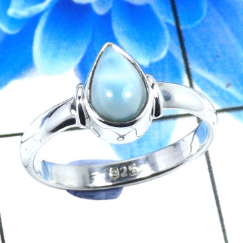 Larimar Cab O - RBS943-Glorious Larimar 925 Sterling Silver Baby Rings Designer Larimar Cab O - RBS943-Glorious Larimar 925 Sterling Silver Baby Rings Designer