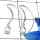 Crystal Quartz E - BZE795-Fabulous Preety Design 925 Sterling Silver Bezel Earrings