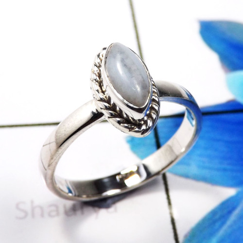 Blue Lace Agate K - RBS936-925 Sterling Silver Beautiful Company Handmade Baby Rings Blue Lace Agate K - RBS936-925 Sterling Silver Beautiful Company Handmade Baby Rings