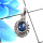 Blue Kynite H - SD678-925 Sterling Silver Stunning Company Made Designer Pendant