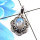 Rainbow Moonstone E - SD666-Beautiful 925 Sterling Silver Company Made Pendants Design