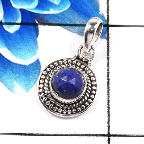Lapis Lazuli D - SD664-Dazzling 925 Sterling Silver Designer Pendants Factory Mad