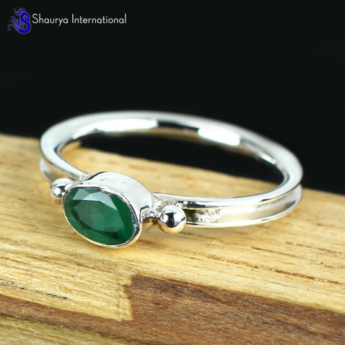 Emerald A - WFJ902-925 Sterling Silver Emerald Designer Pendants Company Man