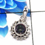 Mystic Quartz F - SD655-925 Sterling Silver Dazzling Handmade Designer Pendants Co