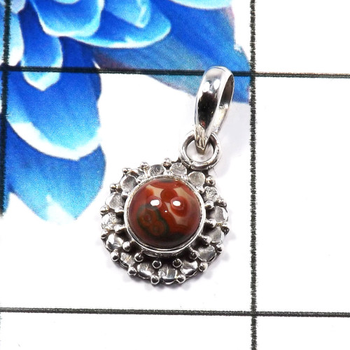 Iron Tiger Eye H - SD654-Fabulous 925 Sterling Silver Designer Pendants Factory Man Iron Tiger Eye H - SD654-Fabulous 925 Sterling Silver Designer Pendants Factory Man