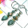 Labradorite cab J - SDE978-Natural Gemstone Elegant Earring