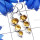 Citrine M - SDE978-Natural Gemstone Elegant Earring