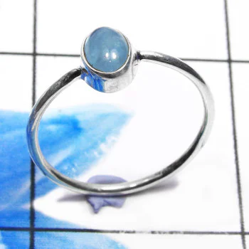 Aquamarine B - RBS935-Beautiful 925 Sterling Silver Baby Rings Company Wholesal Aquamarine B - RBS935-Beautiful 925 Sterling Silver Baby Rings Company Wholesal