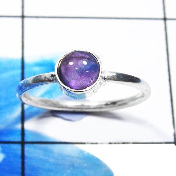 Amethyst Cab C - RBS935-Beautiful 925 Sterling Silver Baby Rings Company Wholesal Amethyst Cab C - RBS935-Beautiful 925 Sterling Silver Baby Rings Company Wholesal