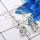 Green Amethyst Cut C - BZE789-925 Sterling Silver Preety Design Bezel Earrings Handmade