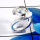Green Amethyst D - RBS932-925 Sterling Silver Trendy Look Baby Rings Wholesale