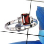 Garnet Cut B - RBS931-925 Sterling Silver Fashionable Baby Rings Company Manufa